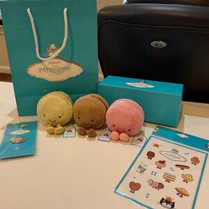 Jellycat Patisserie Amuseables Macaron Set